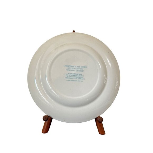 1974 Avon Christmas Series Country Church Collector Plates - Picture 3 of 6